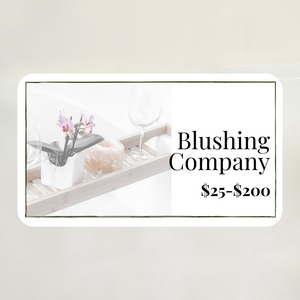 The Blushing Gift Card