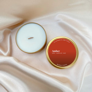 Amber Travel Candle